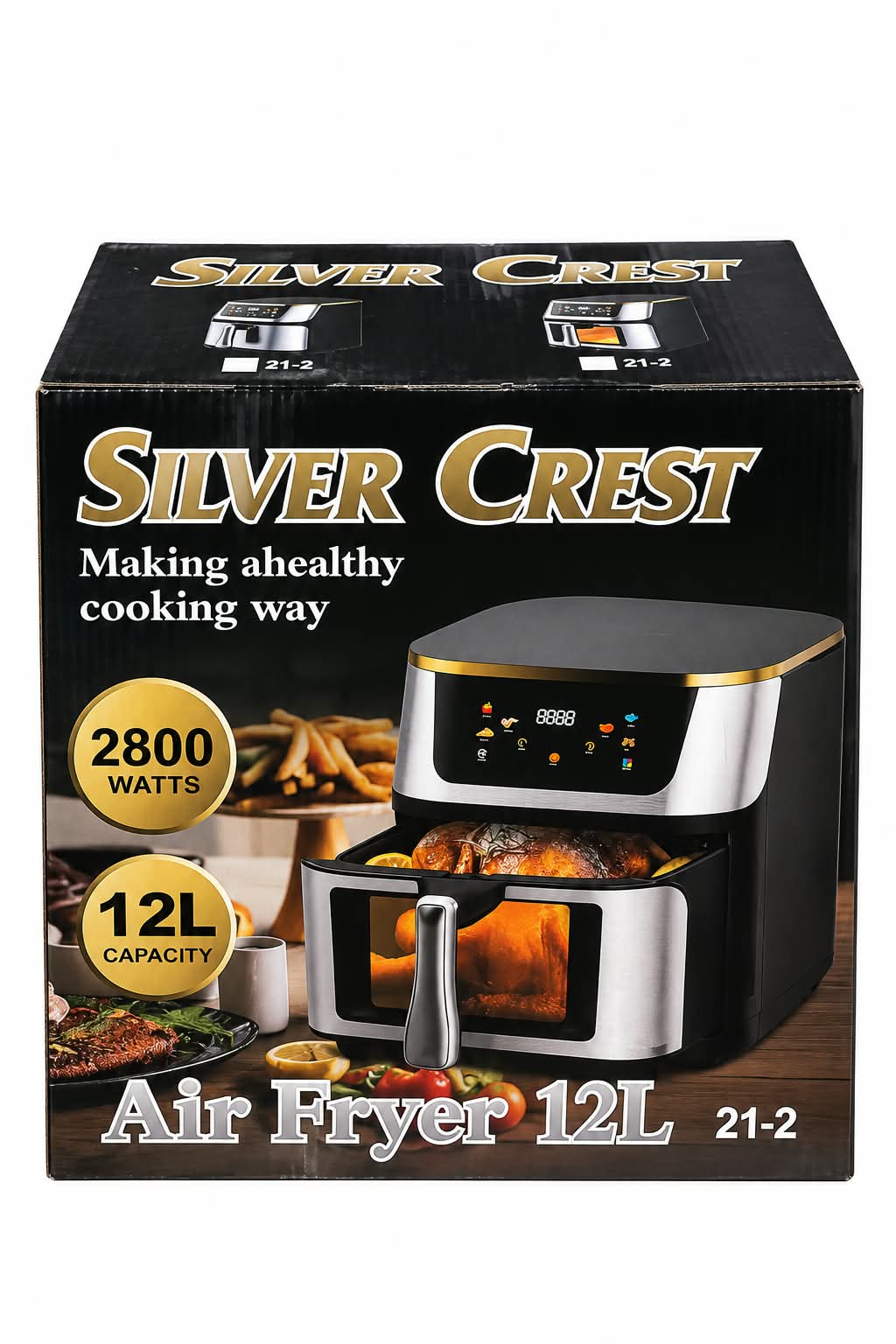 Silver Crest Air Fryer – 12L, 2800W