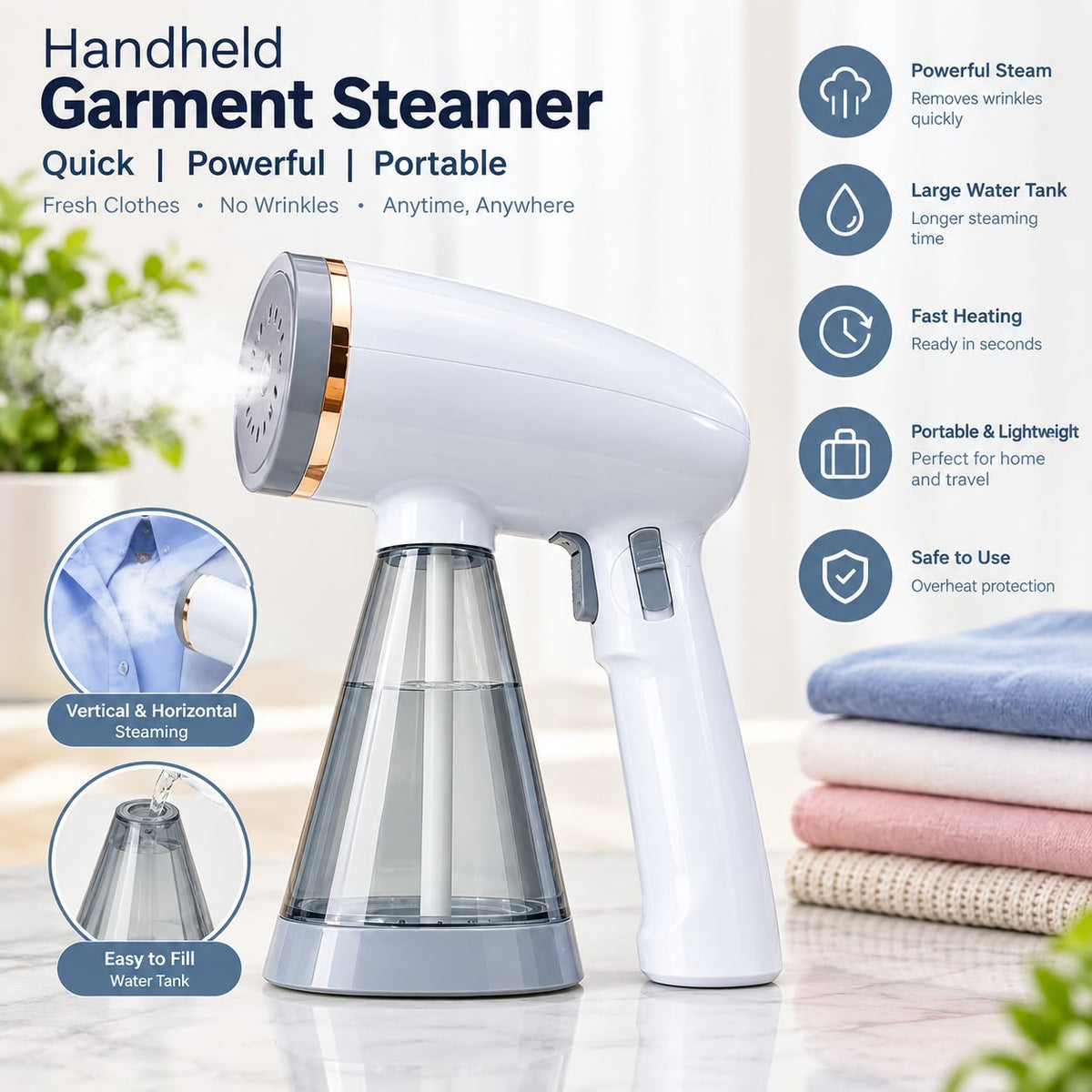 RAF Handheld Garment Steamer
