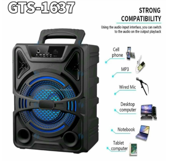 Portable Bluetooth Speaker With Mic